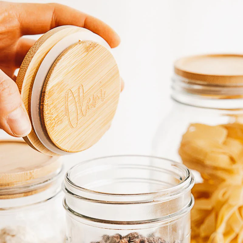 4x Holzdeckel Mason Jar (Lieblingsclub) - Image 2