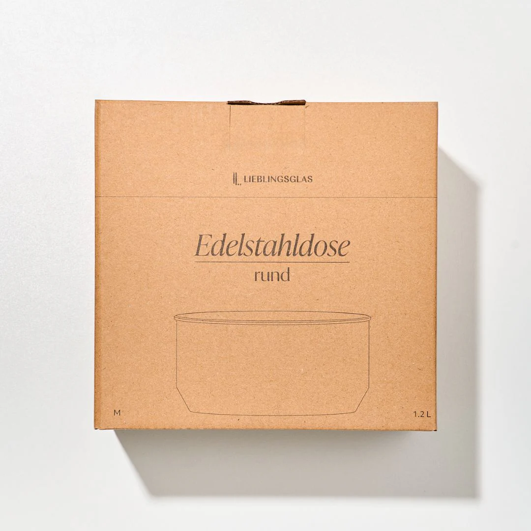 Edelstahldose | Rund | M | 1.2 L - Image 3