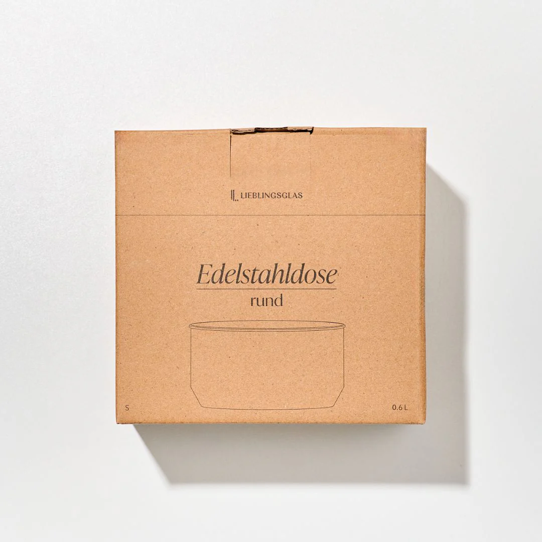 Edelstahldose | Rund | S | 0.6 L - Image 3