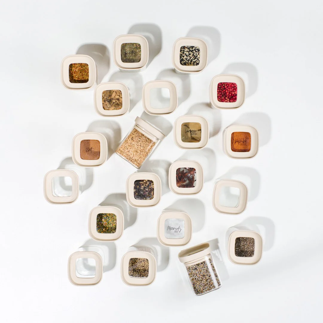 Gewürzschrank Set | Eckig +Glasdeckel - Image 8