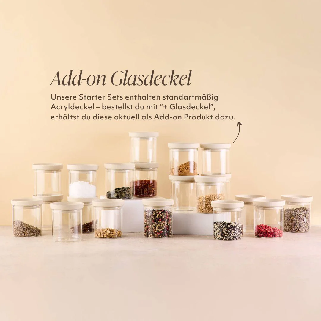 Gewürzschrank Set | Rund +Glasdeckel - Image 3