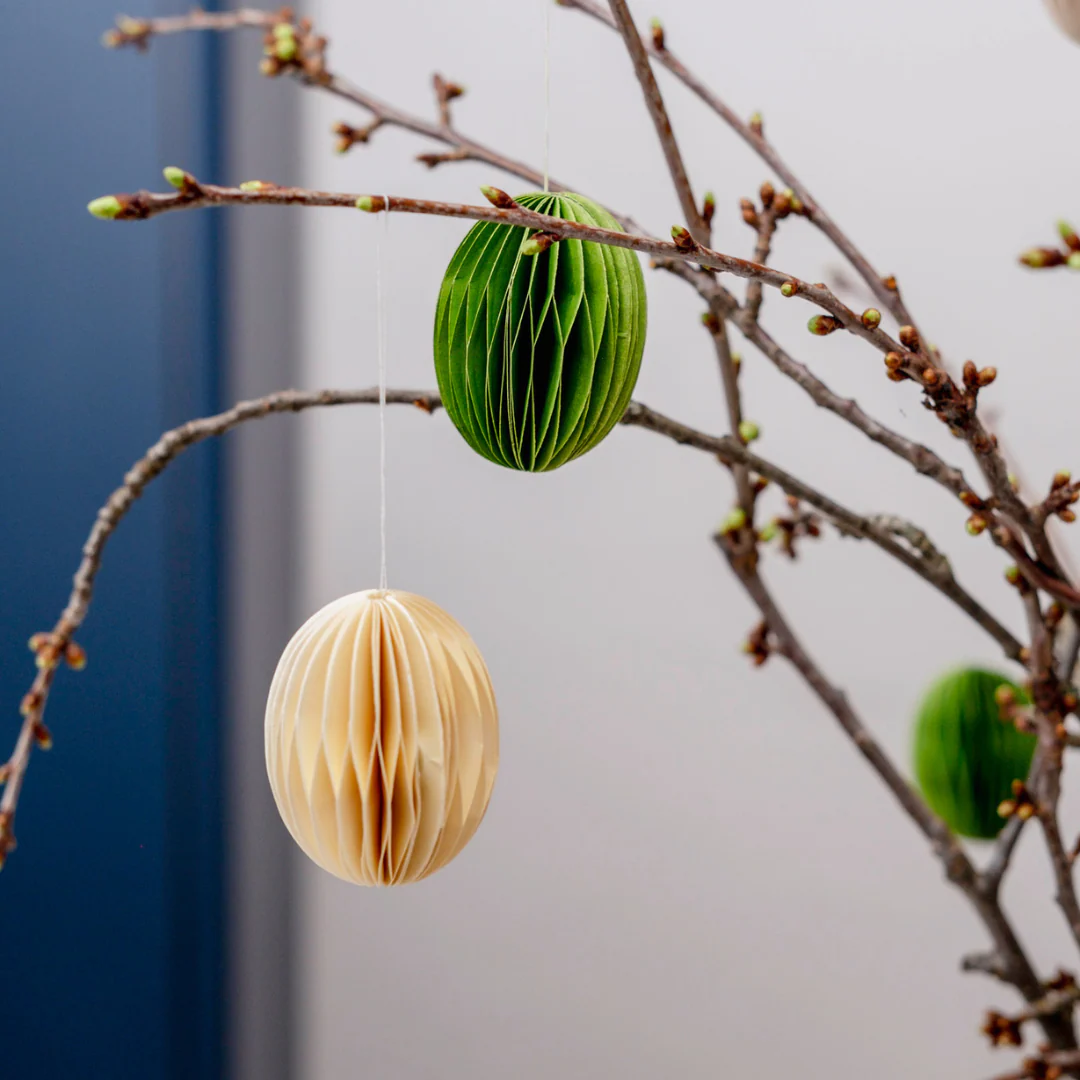 Ostereier Grün & Beige | 4er Set - Image 2
