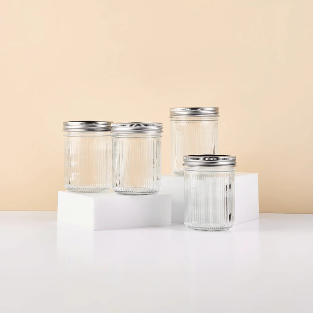 Ripple Mason Jar | Wide | 0.4 L - Image 3