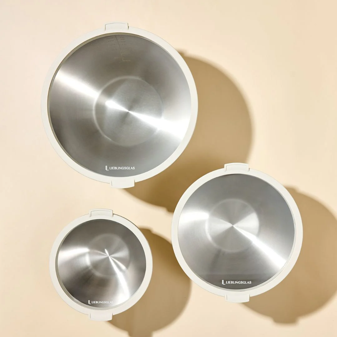 Rührschüssel mit Glasdeckel | M | 2.8 L - Image 3