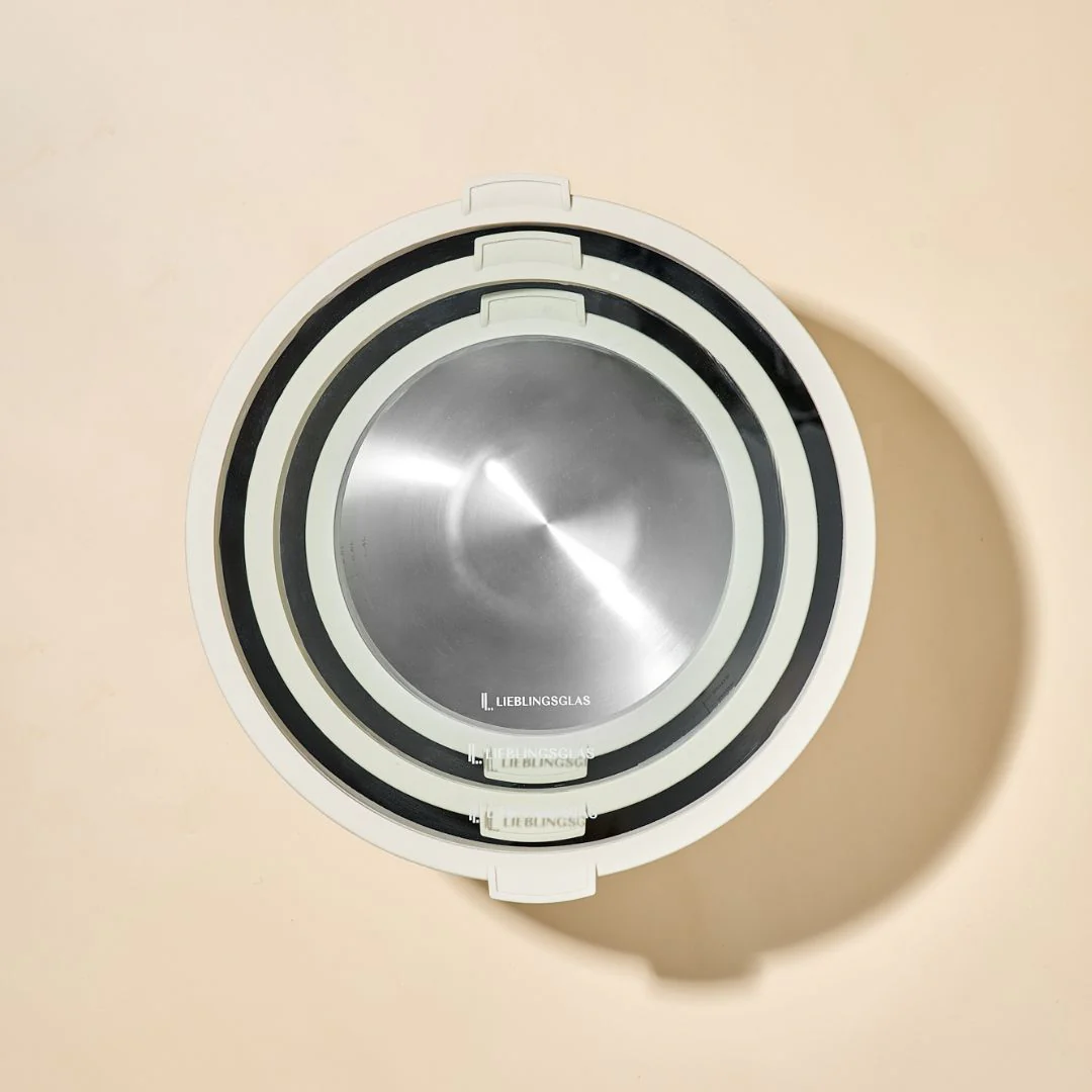 Rührschüssel mit Glasdeckel | L | 4.7 L - Image 7