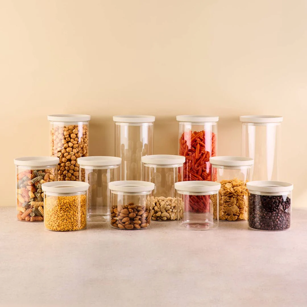 Vorratsschrank Set | Rund +Glasdeckel - Image 8